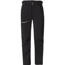 Py&ouml;r&auml;ilyhousut Vaude Lasten Qimsa Softshell Pants Black
